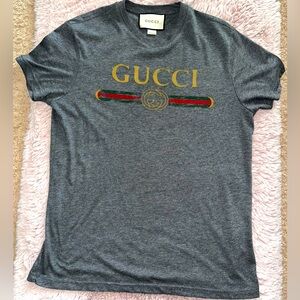 Gucci gray tshirt unisex
